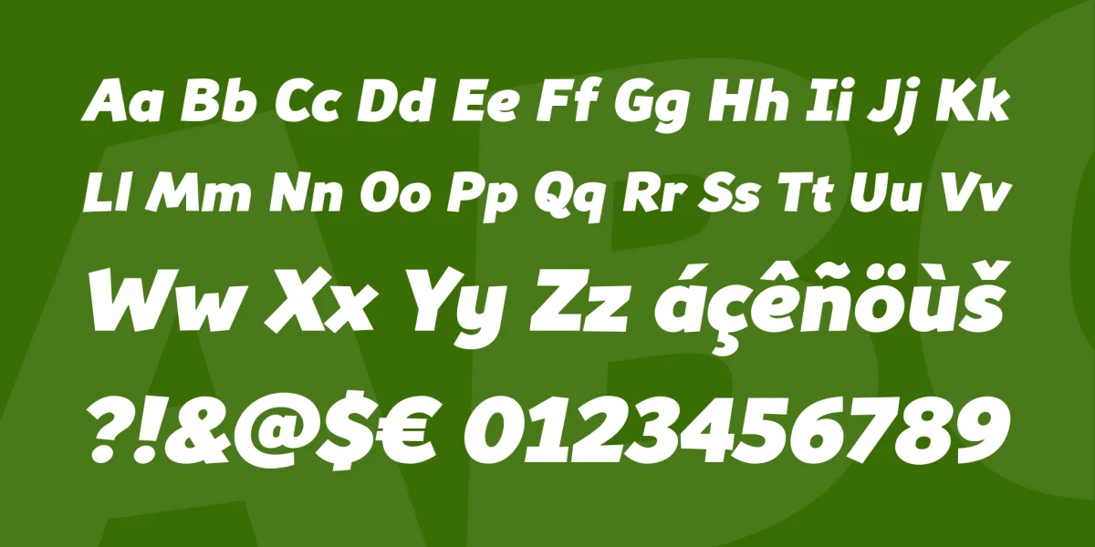 Souses Font preview 3