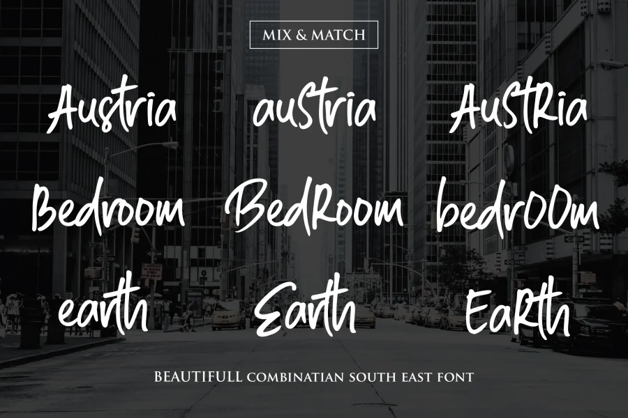 South East Font preview 13