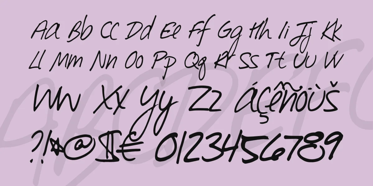Southpaw Font preview 4