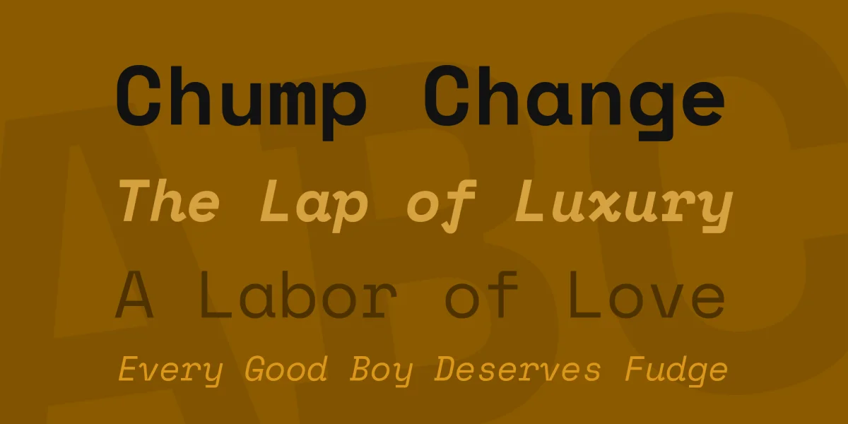 Space Mono Font Family preview 2