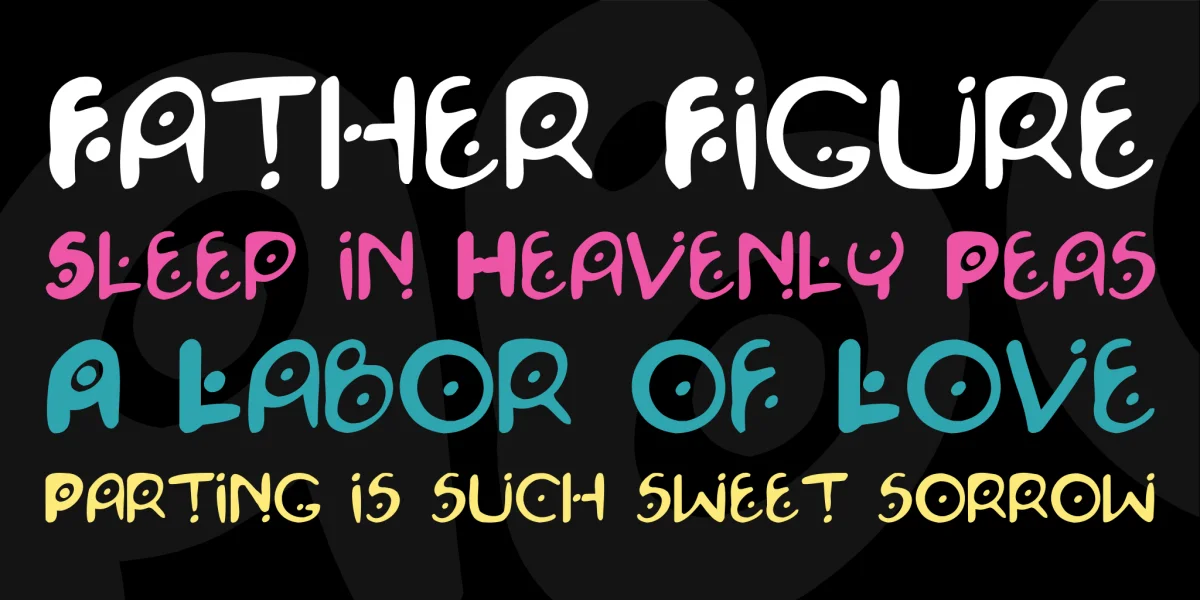 Space Pontiff Font preview 2