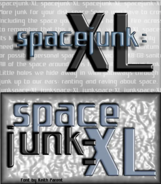 spacejunk:XL Font