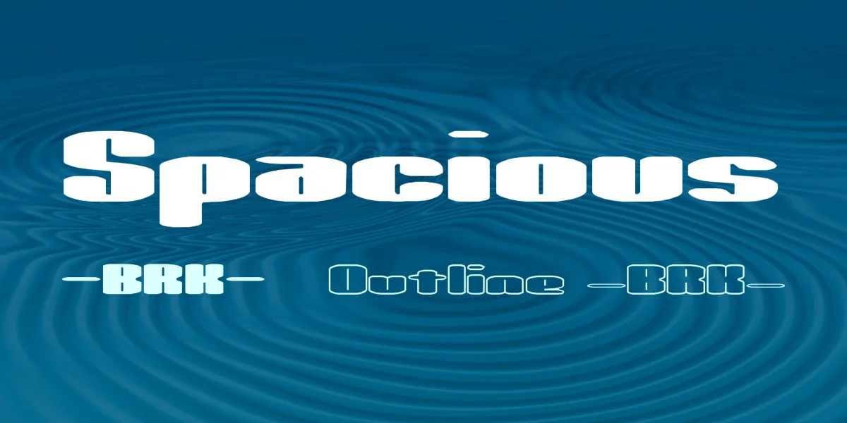 Spacious Font Family