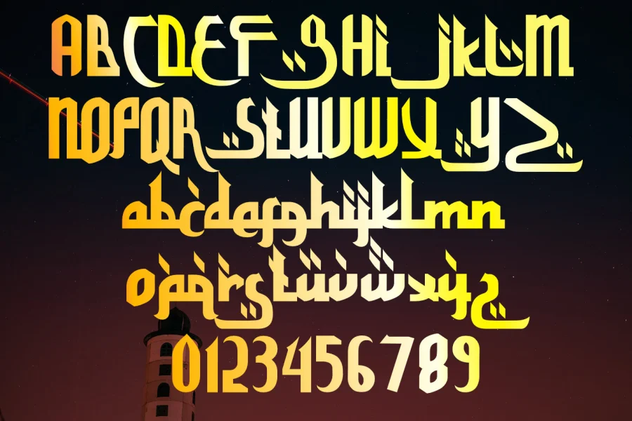 Sparkling Khufis Font preview 7