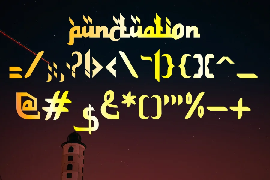 Sparkling Khufis Font preview 8