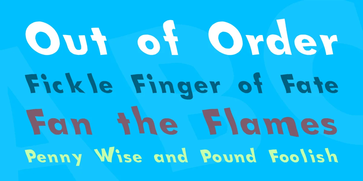 sparrow (sRB) Font preview 2