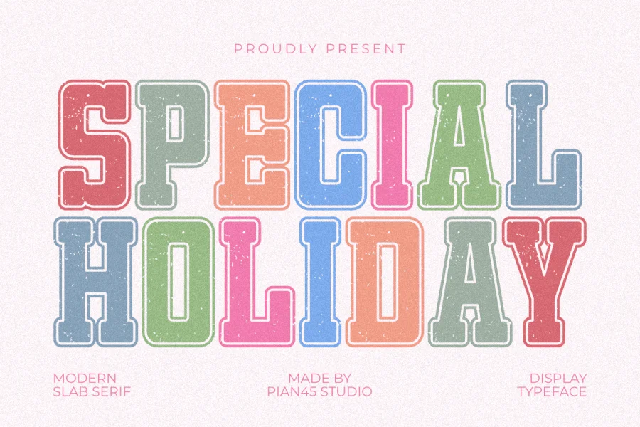 Special Holiday Font