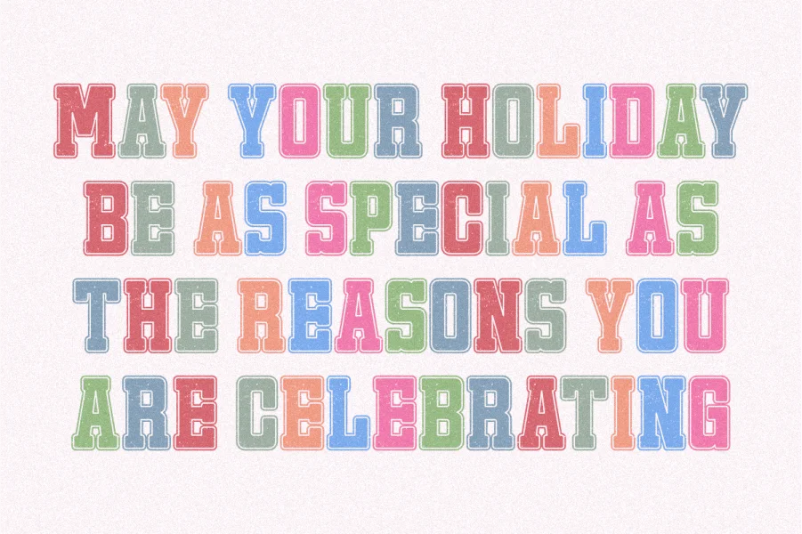 Special Holiday Font preview 3