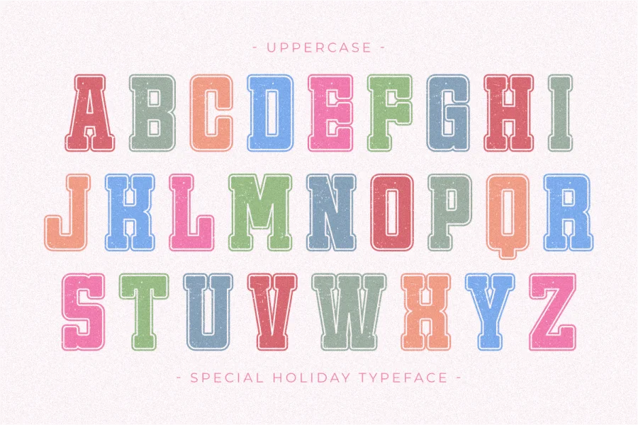 Special Holiday Font preview 6