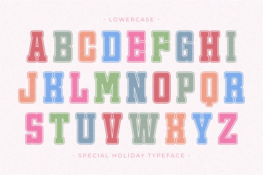 Special Holiday Font preview 7