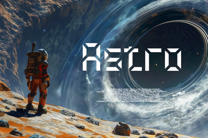 Speed Px Watch Font preview 3