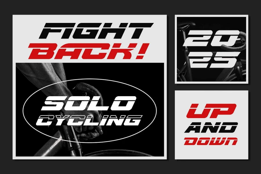 Speed Rusher Font preview 4