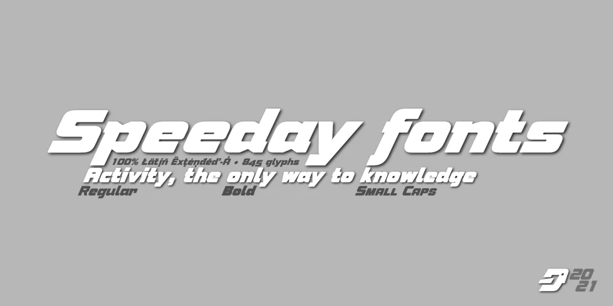 Speeday Font Family