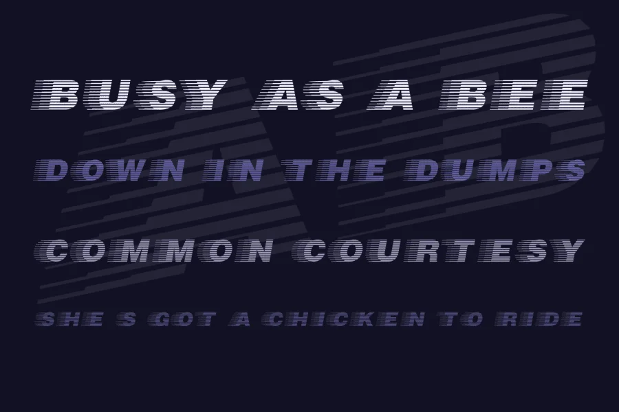 Speedway Font preview 2