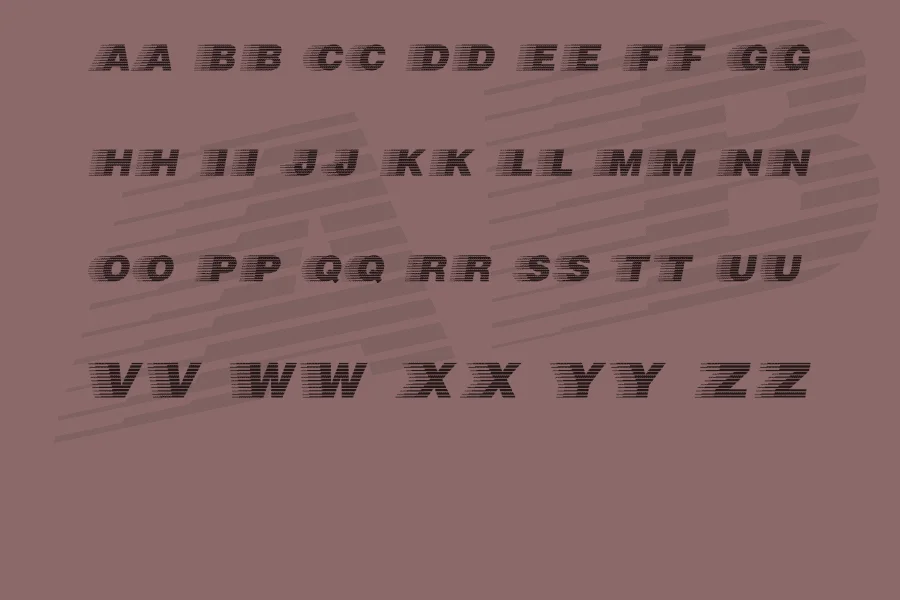 Speedway Font preview 4