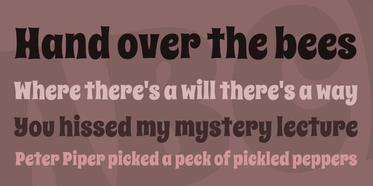 Spicy Rice Font preview 2