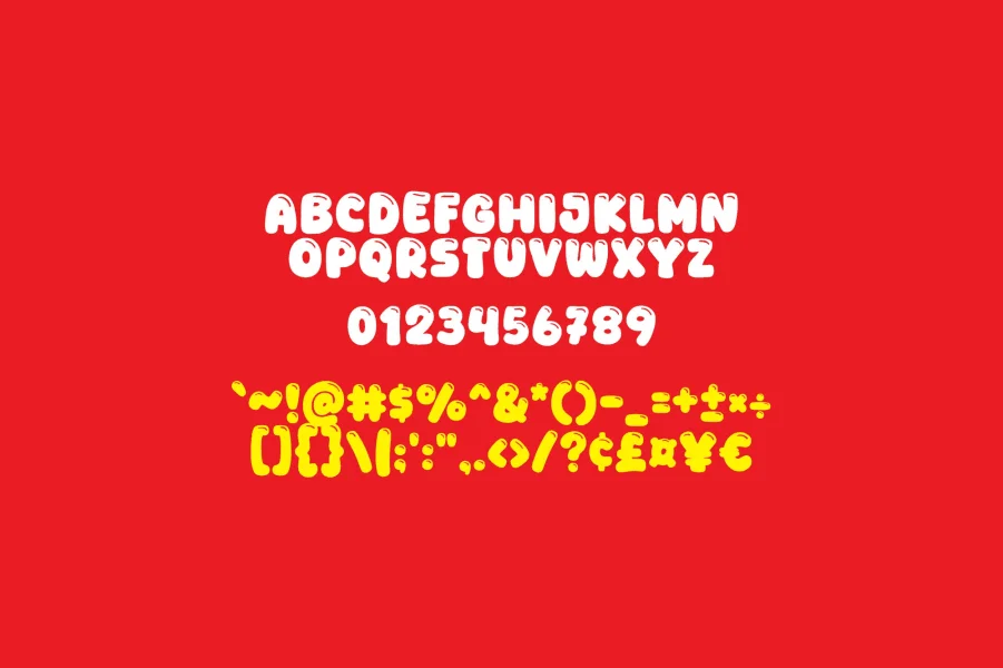 Spicy Sale Font preview 4