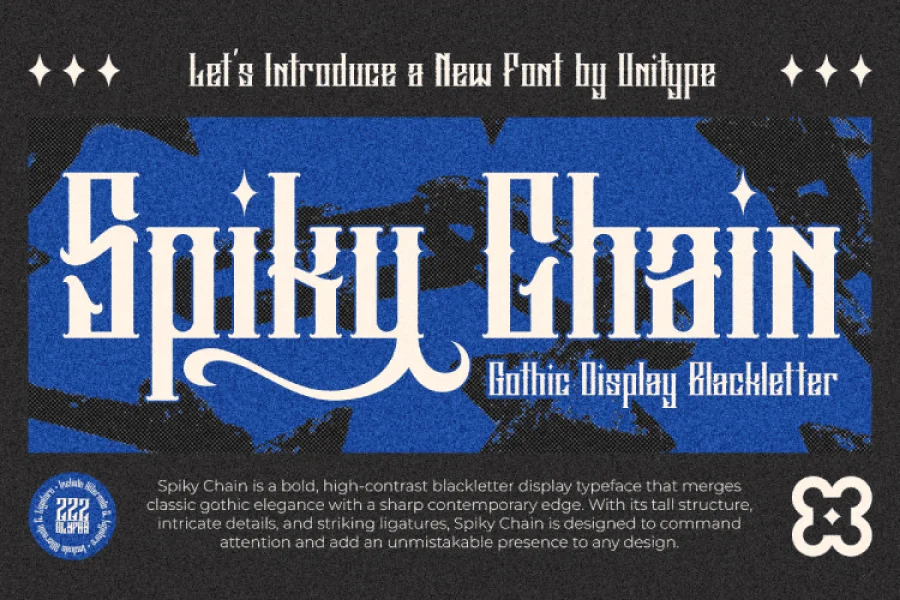 Spiky Chain Font