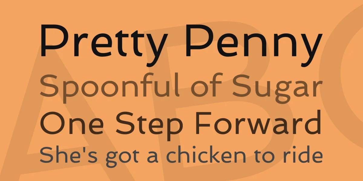 Spinnaker Font preview 2