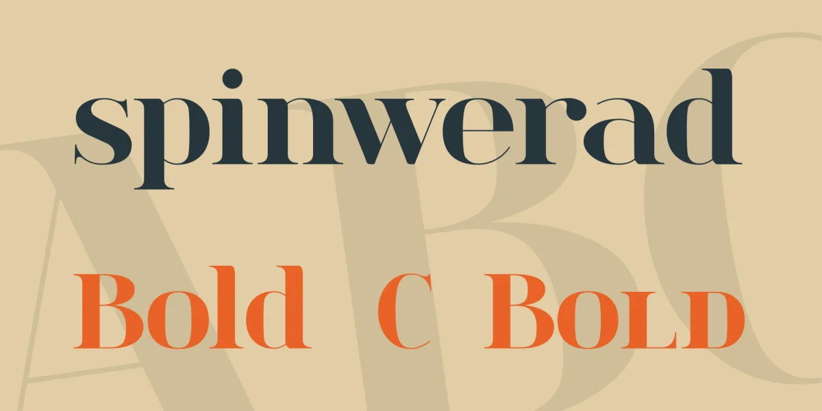 spinwerad Font Family