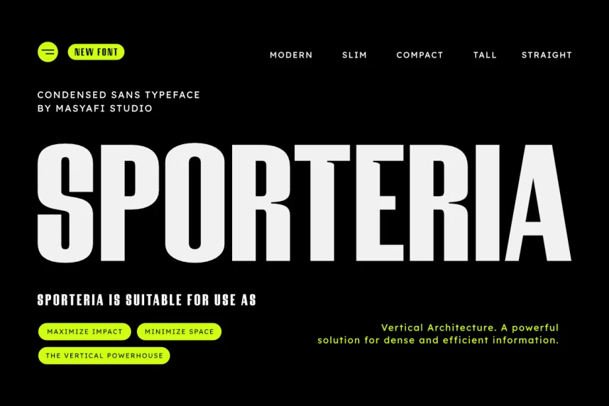 Sporteria Font