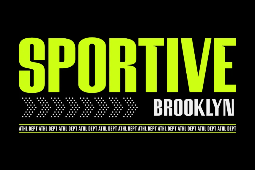 Sporteria Font preview 6
