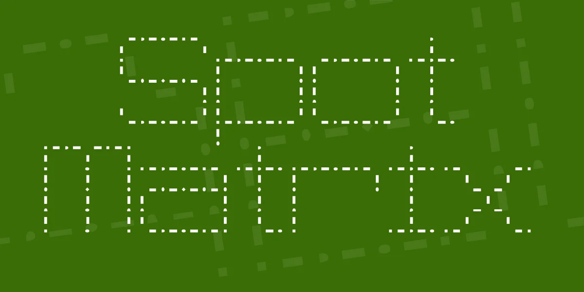 Spot Matrix Font