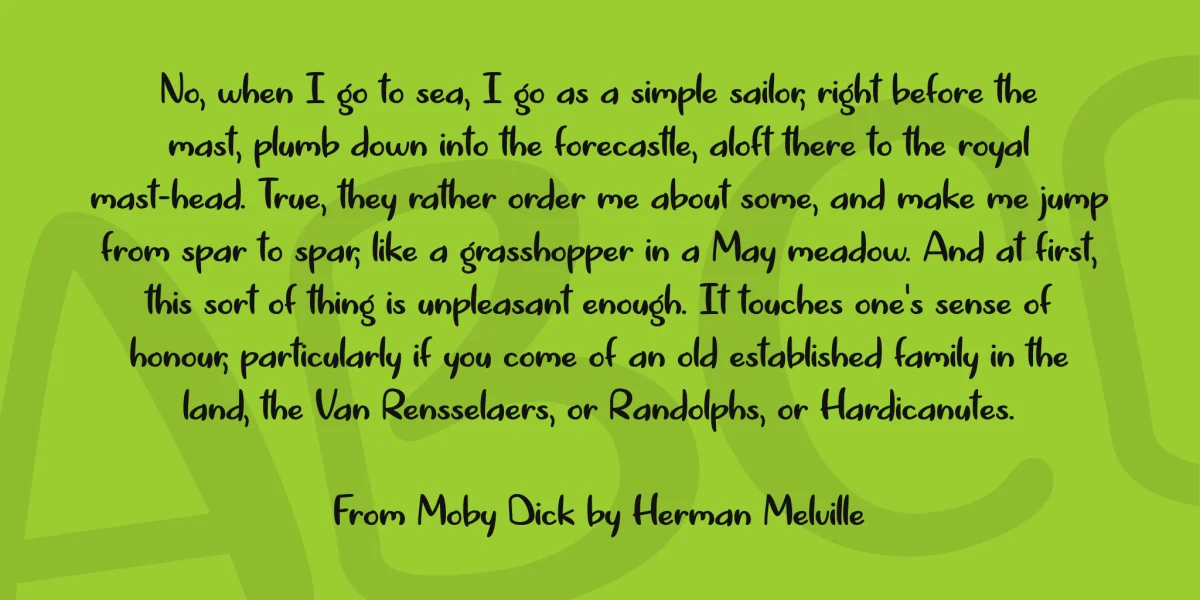 Springtime in April Font preview 4