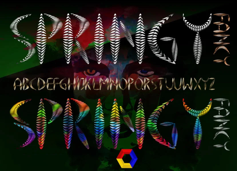 Springy Font preview 2