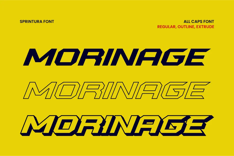 Sprintura Demo Font preview 6