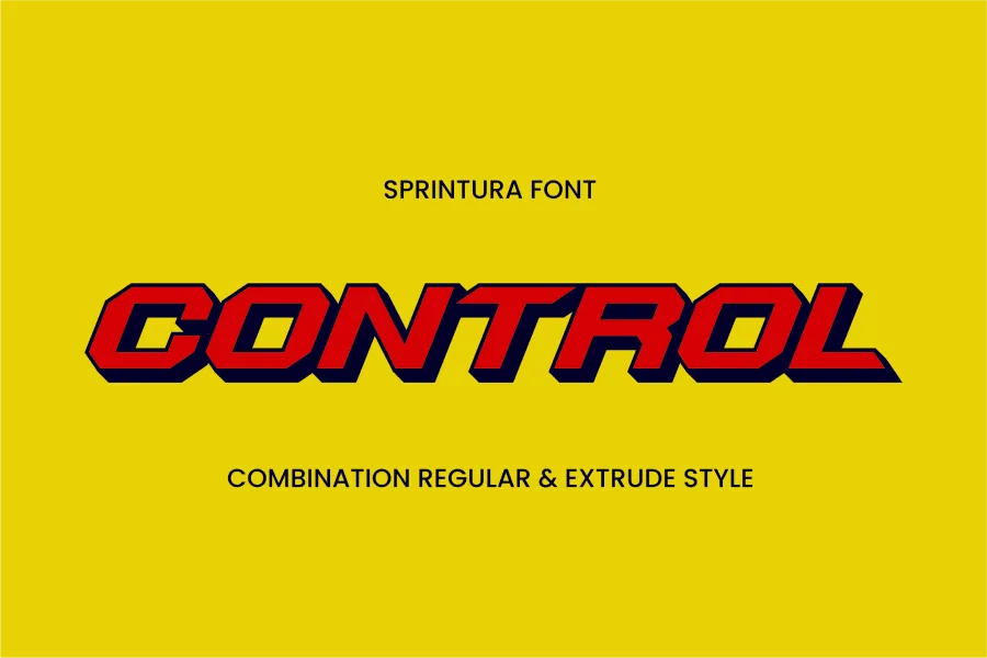 Sprintura Demo Font preview 8