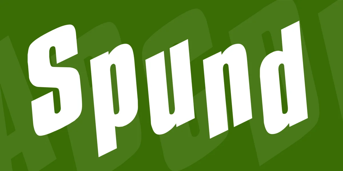 Spund Font