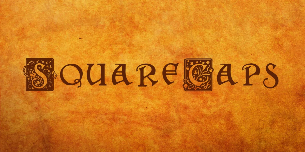 SquareCaps Font