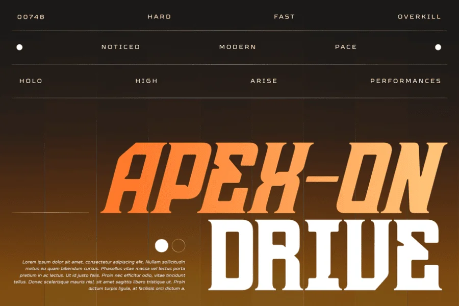 Sravex Sports Demo Font preview 12
