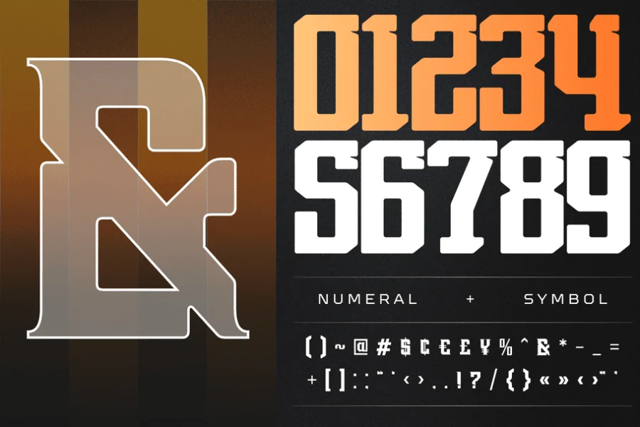 Sravex Sports Demo Font preview 3