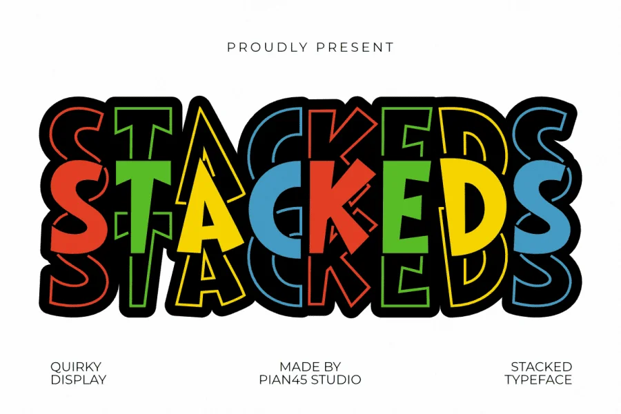 Stackeds Font