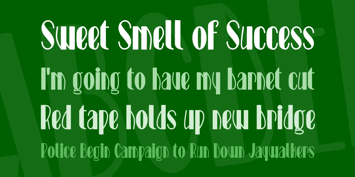 Stage Font preview 3
