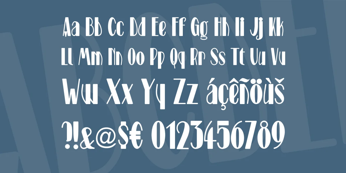 Stage Font preview 4