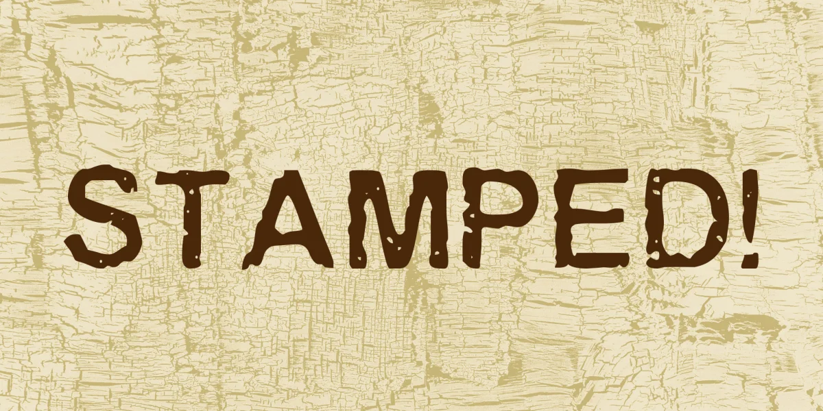 Stamped! Font