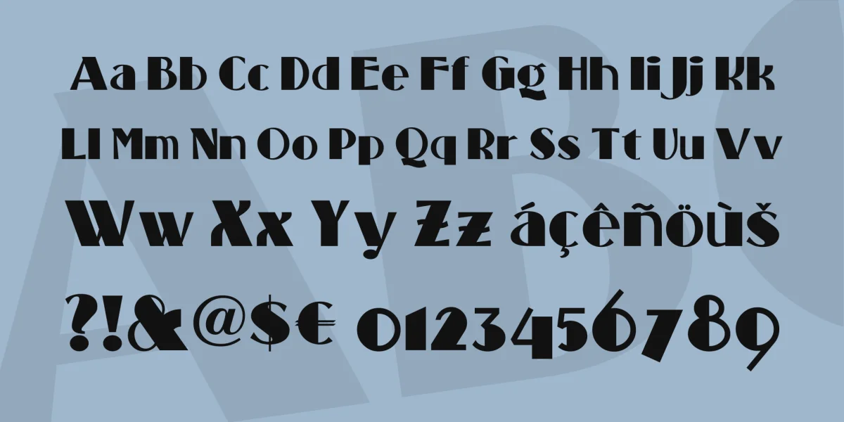 Standing Room Only NF Font preview 2