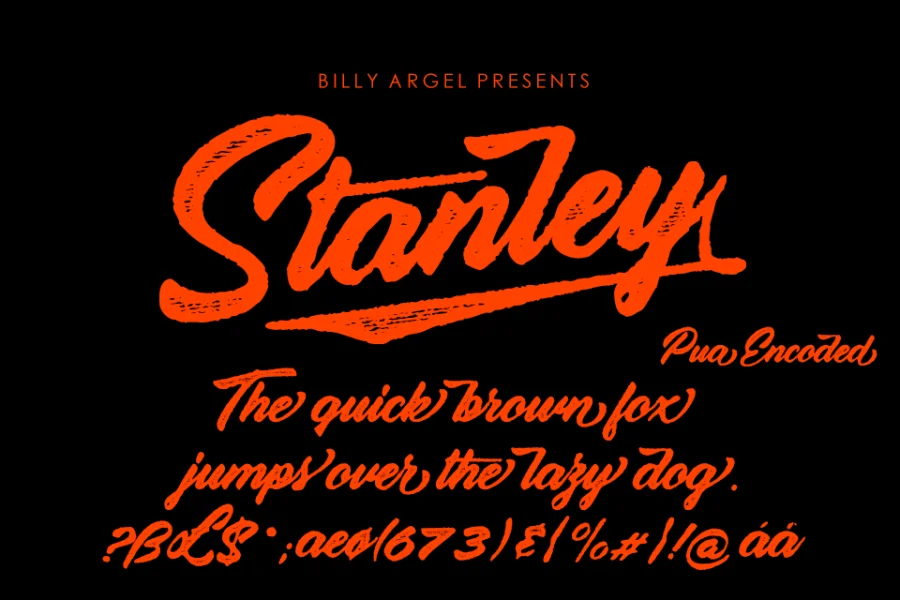 Stanley Roots Personal Use Font preview 3