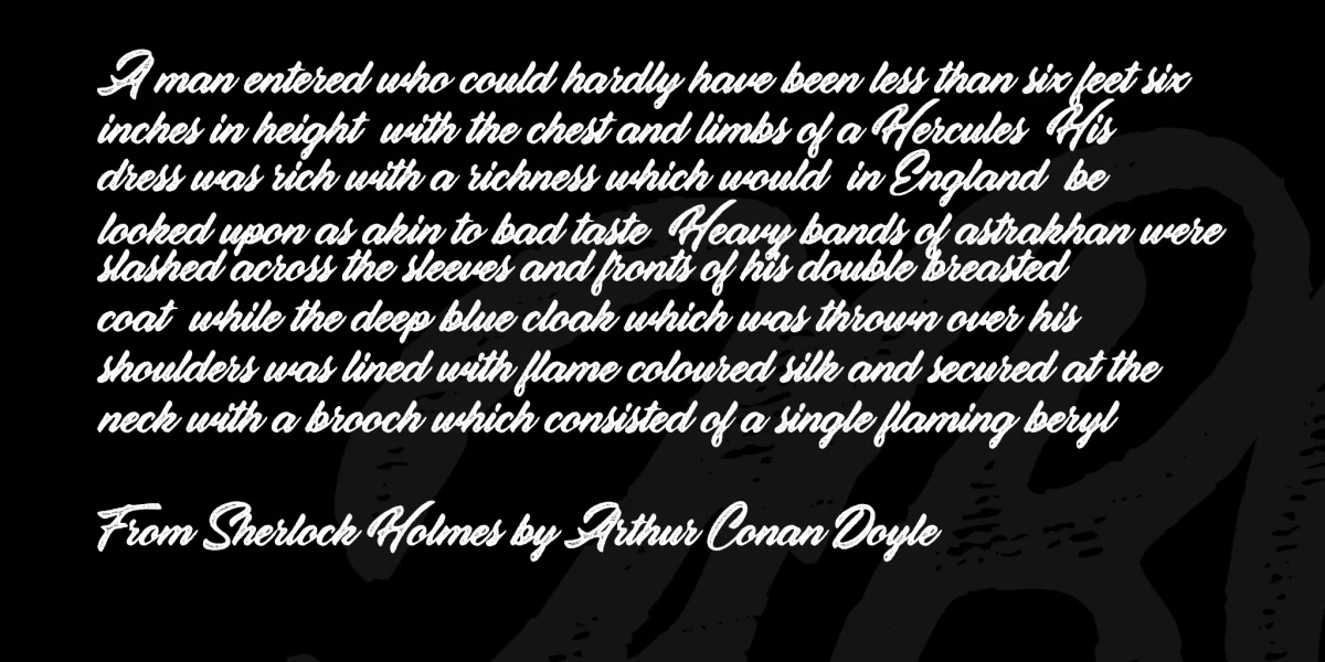 Stanley Roots Personal Use Font preview 5