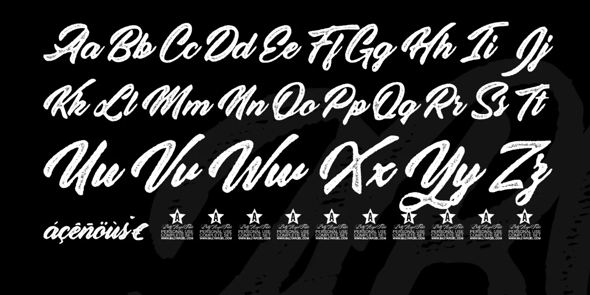 Stanley Roots Personal Use Font preview 7