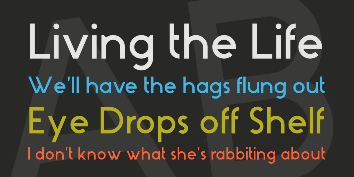 Stark Font preview 2