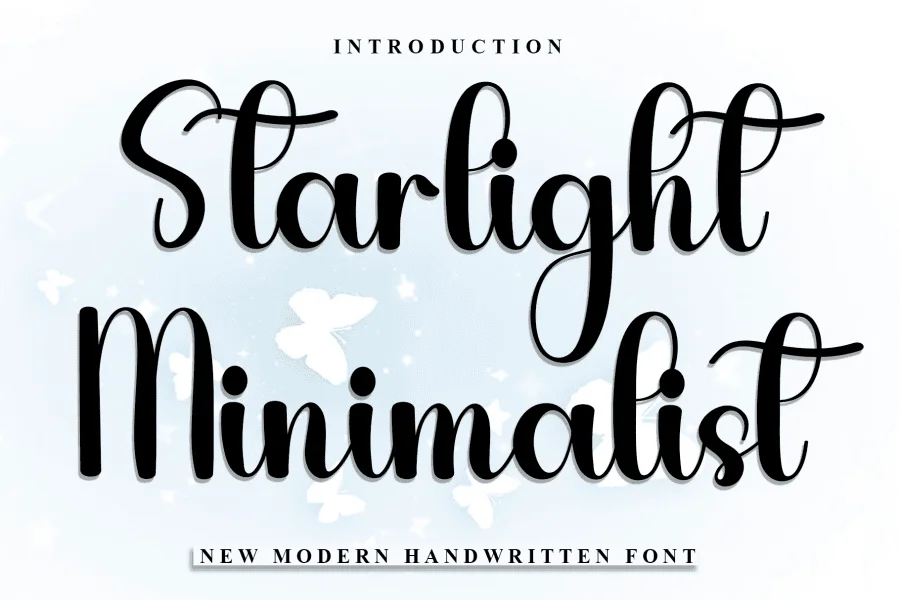 Starlight Minimalist Font