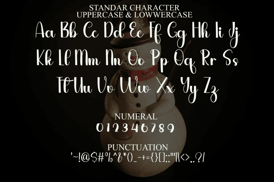 Starlight Minimalist Font preview 7