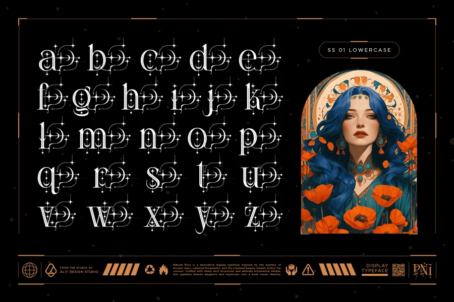 Starust Font preview 3