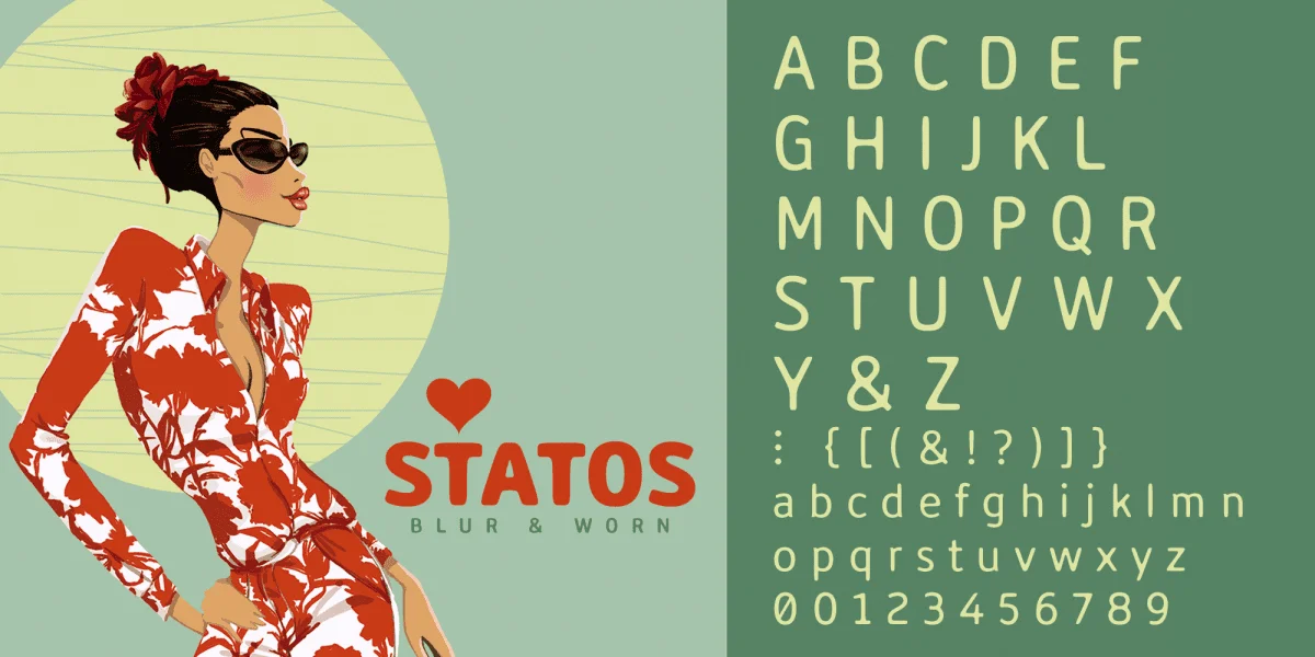 Statos Font Family preview 2