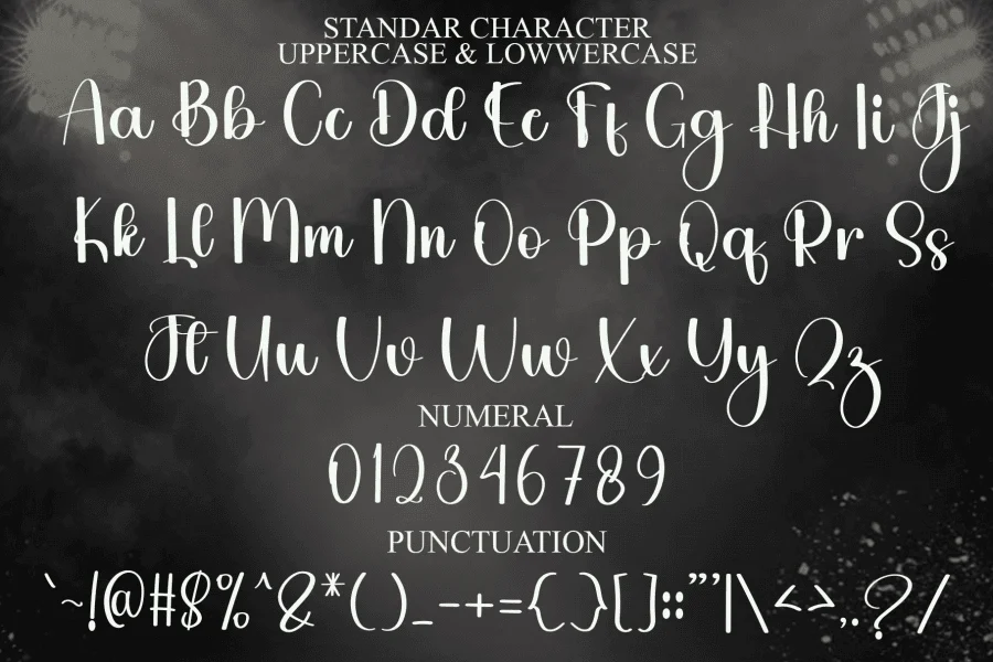 Staylish Beautiful Font preview 6