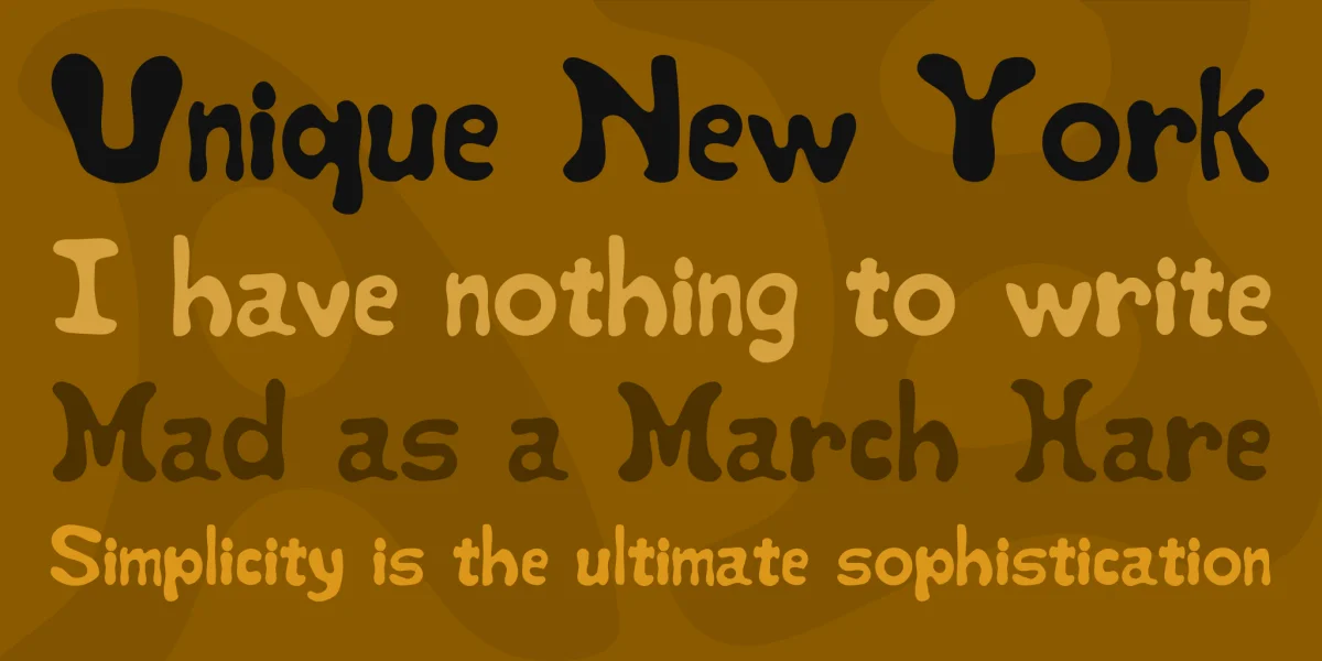 Stay Puft Font preview 2